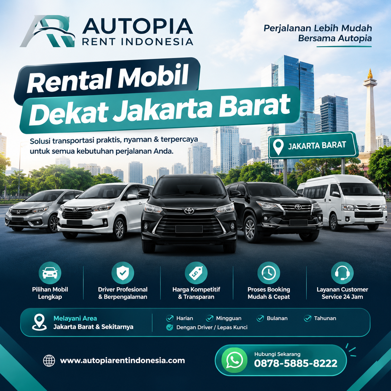 Rental Mobil Dekat Jakarta Barat