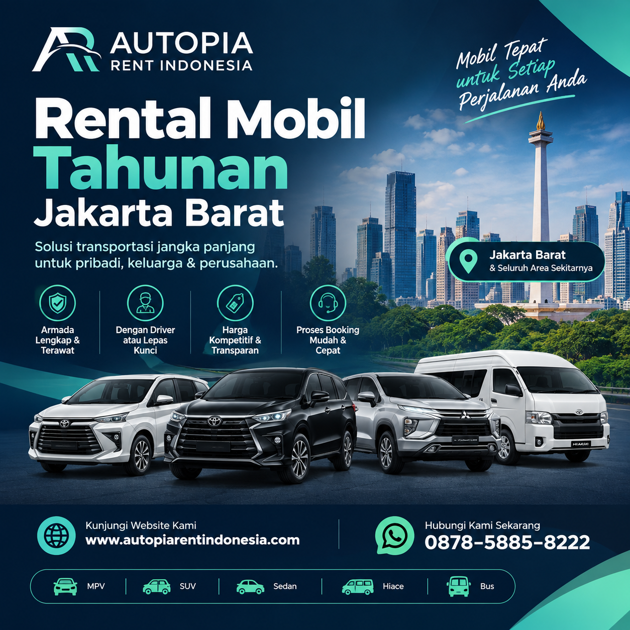 Rental Mobil Tahunan Jakarta Barat