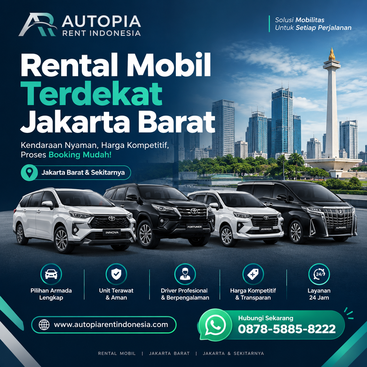 Rental Mobil Terdekat Jakarta Barat
