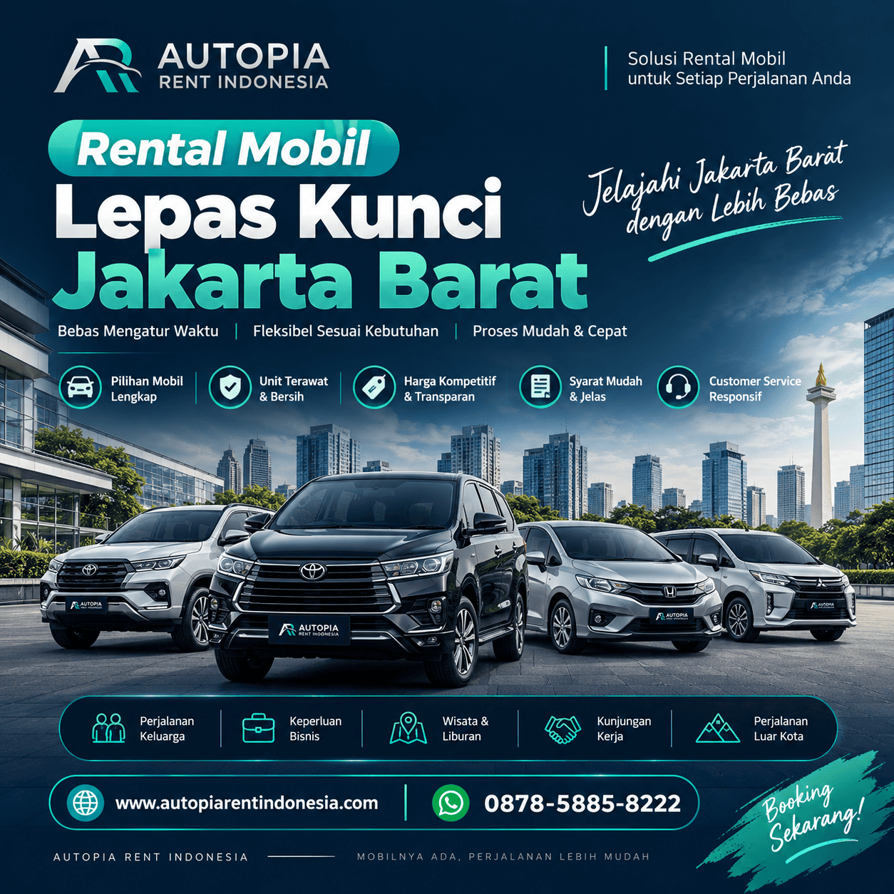 Rental Mobil Lepas Kunci Jakarta Barat