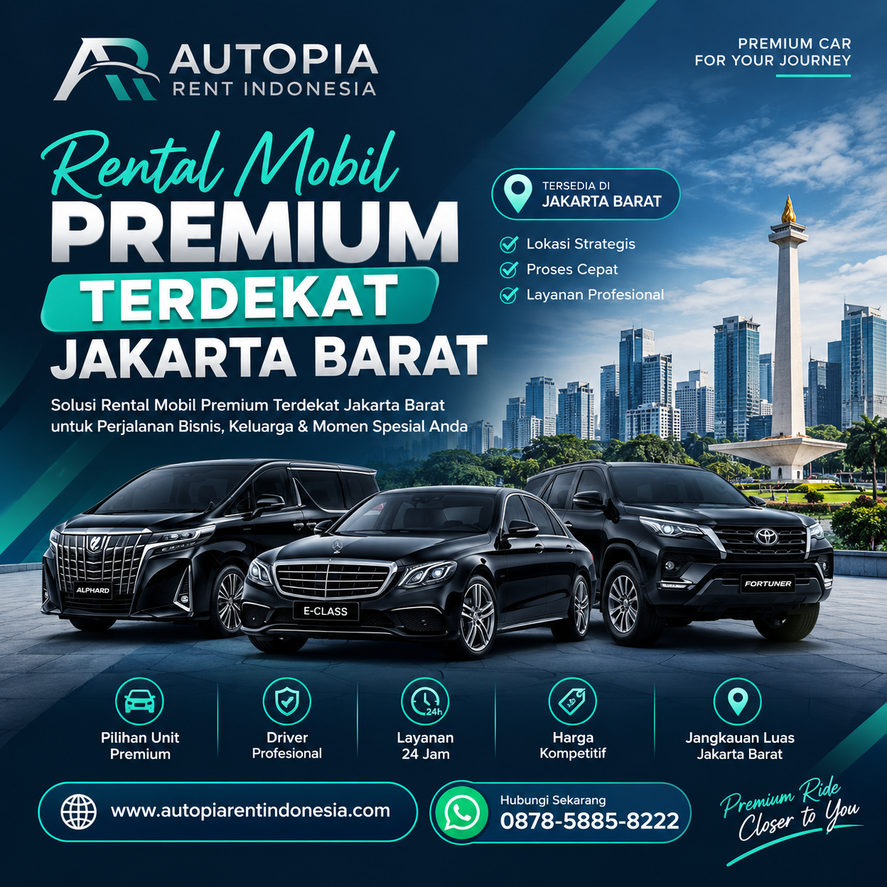 Rental Mobil Premium Terdekat Jakarta Barat