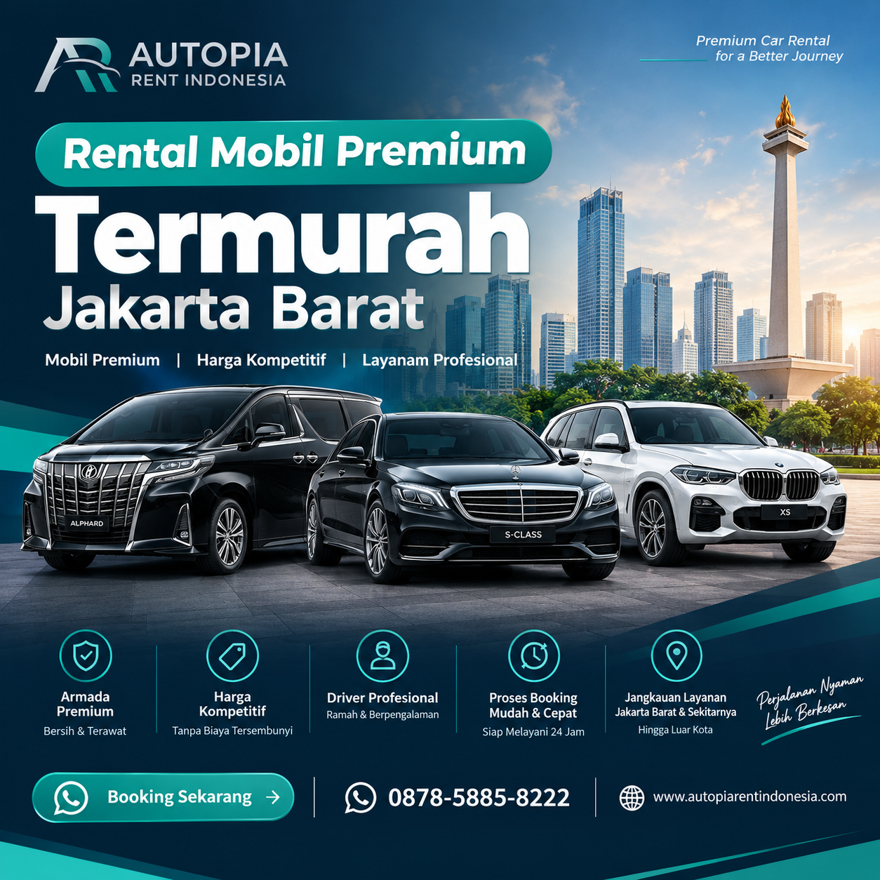 Rental Mobil Premium Termurah Jakarta Barat